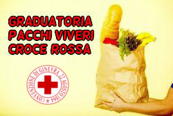 Graduatoria bando per l’assegnazione semestrale di pacchi viveri “Croce Rossa Italiana”